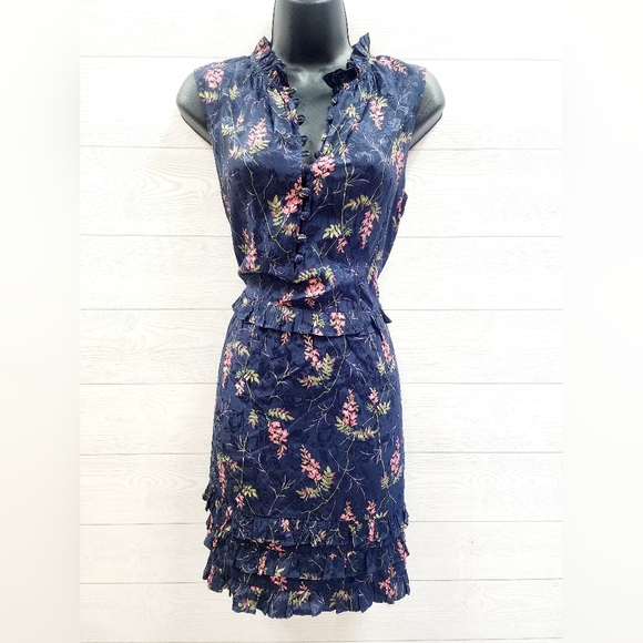 Rebecca Taylor Ivie Fleur Cocktail Dress - Picture 4 of 6